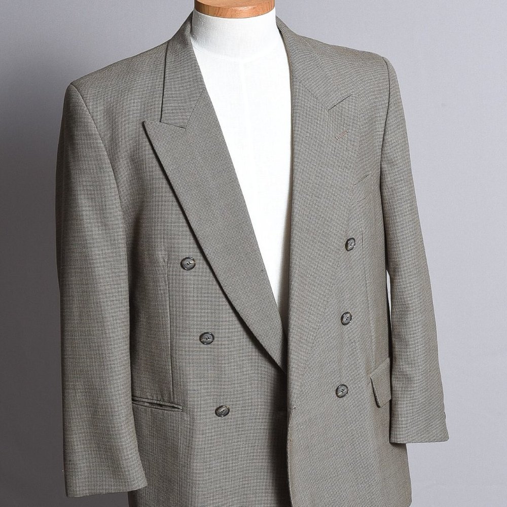 J. Riggings Men's Coat Blazer Classic Houndstooth Sz 42R